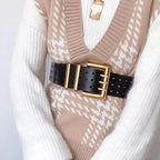 PENDRA Rheaara Leather Western Cowboy Elegant Corset Belt
