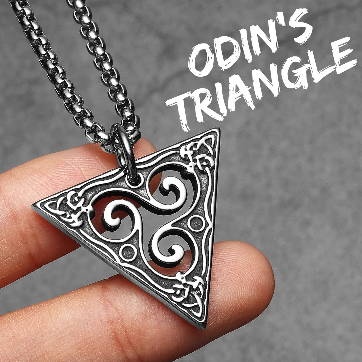 PENDRA Celtic Knot Steel Necklace