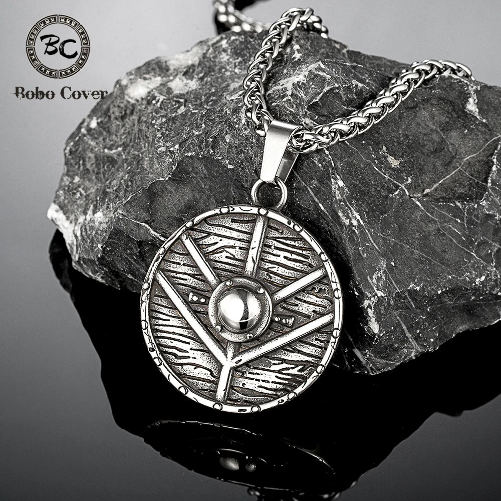 PENDRA Rune Compass Pendant Necklace
