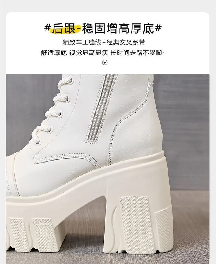 PENDRA Ultra Thick Soled Boots