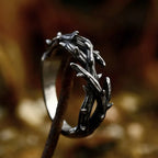 PENDRA Jesusthorn Black Crown of Thorns Ring