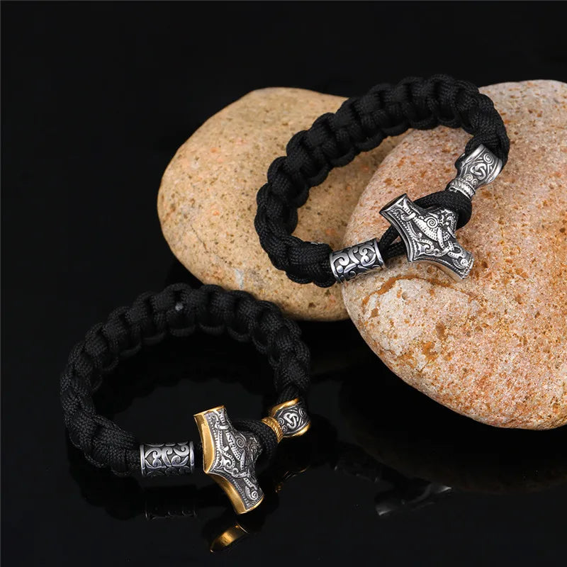 PENDRA Thor Hammer Classic Viking Bracelet