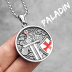 PENDRA Jesus Angel Cross Steel Necklace
