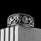 PENDRA Egypt Pharaoh Eye Steel Ring