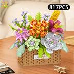 PENDRA Rose Sunflower Micro Building Set