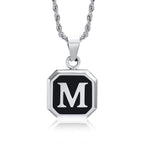 PENDRA Square Twisted Pendant Necklace
