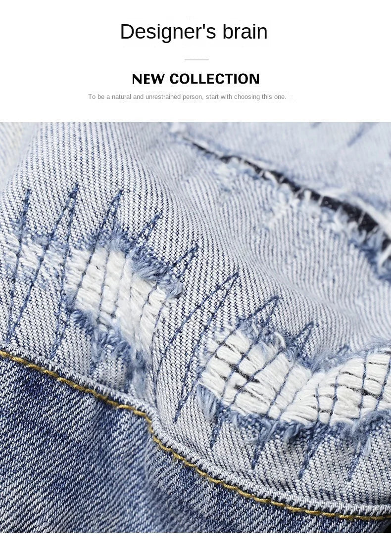 PENDRA Washed Distressed Fit Pants