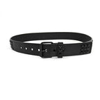 PENDRA Noraellea Rhinestone Black Pin Buckle Rivet Studded Belt