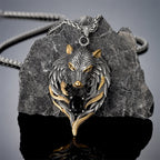 PENDRA Wolf Black Necklace