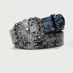 PENDRA Rheaessa Black Cross Buckle Cross Luxury Belt