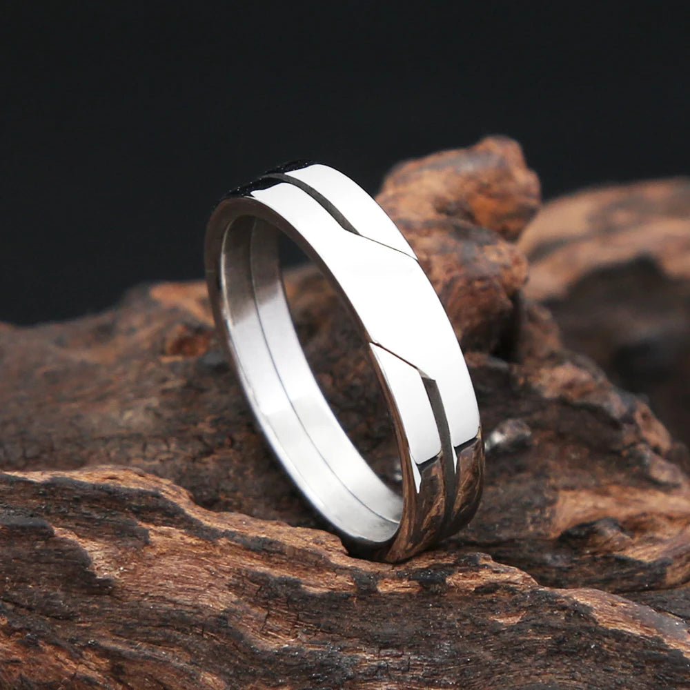 PENDRA Plainforge Simple Stainless Steel Ring