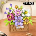 PENDRA Rose Sunflower Micro Building Set