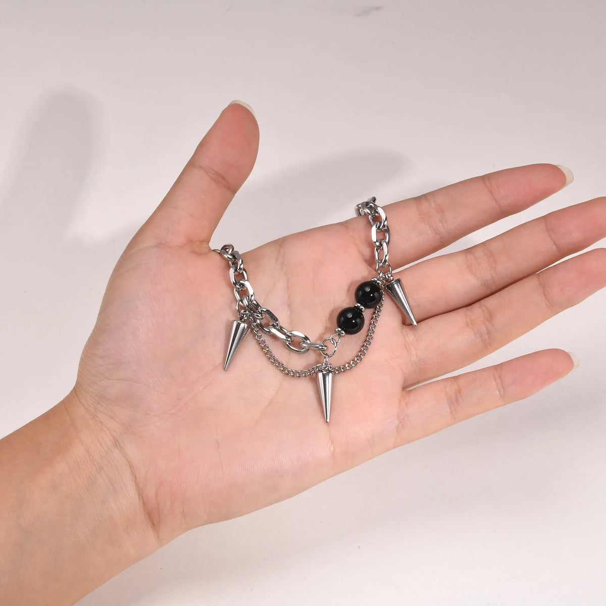 PENDRA Rolo Cone Chain Necklace