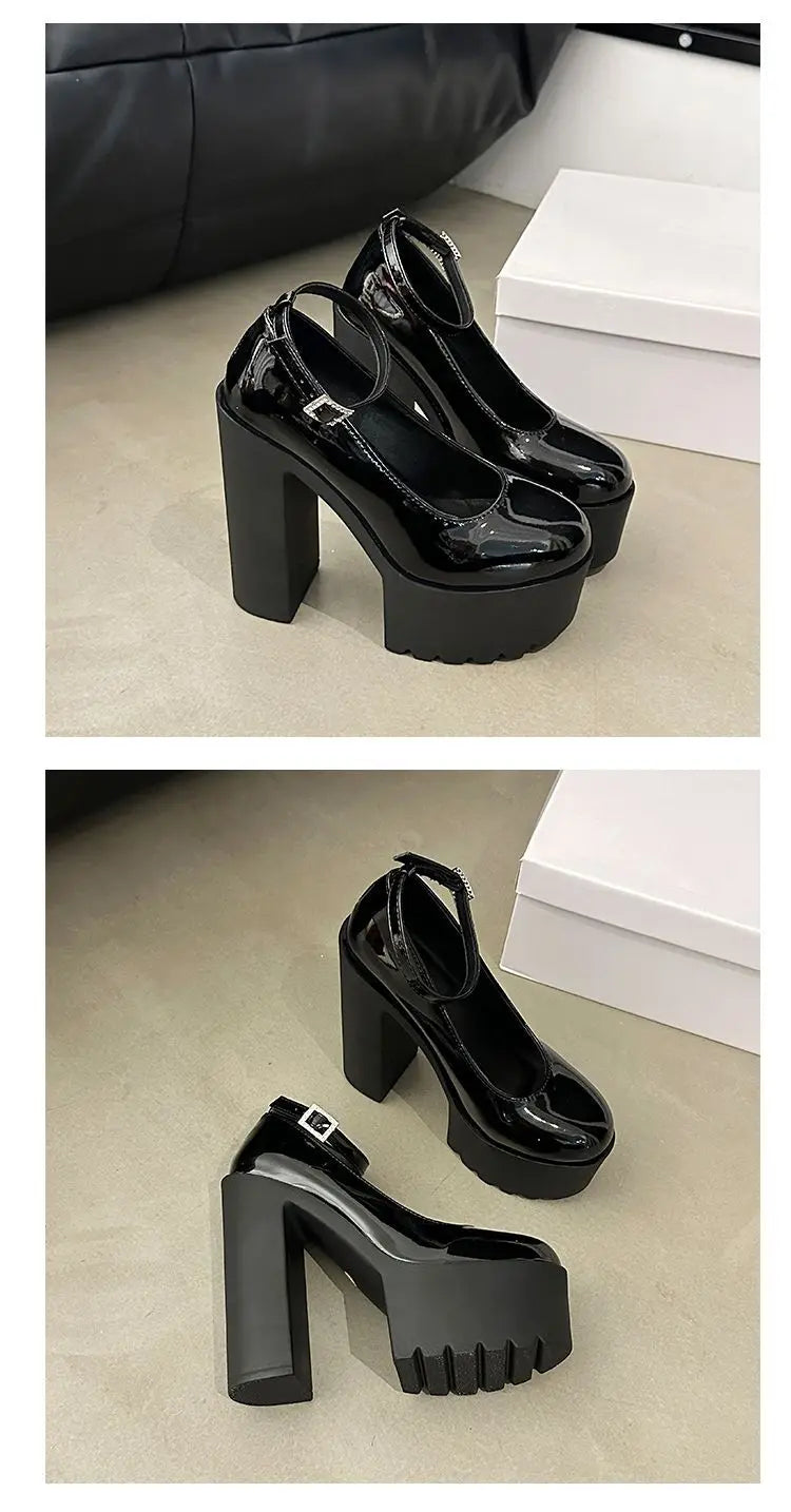 PENDRA White Nightclub Bar Shoes