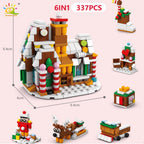 PENDRA Elk Deer Santa Building Set