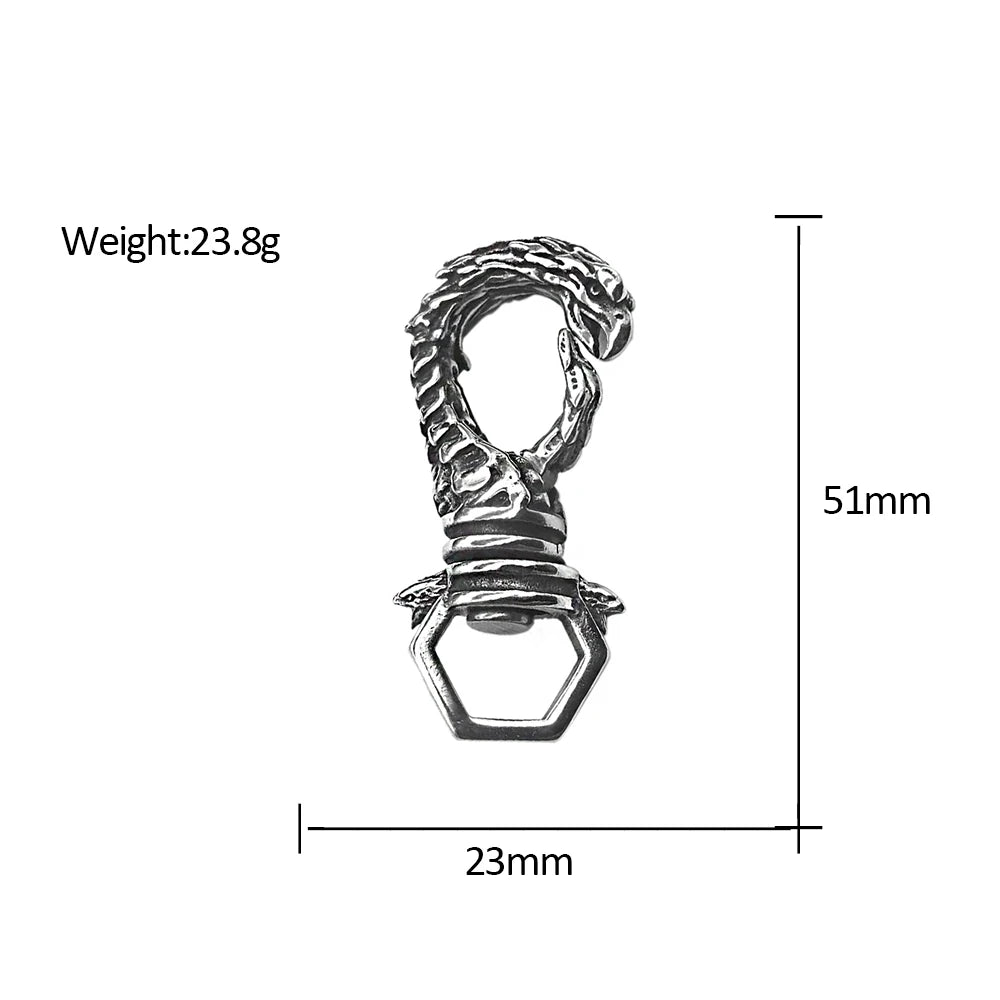 PENDRA Dragonkey Vintage Viking Dragon Keychain