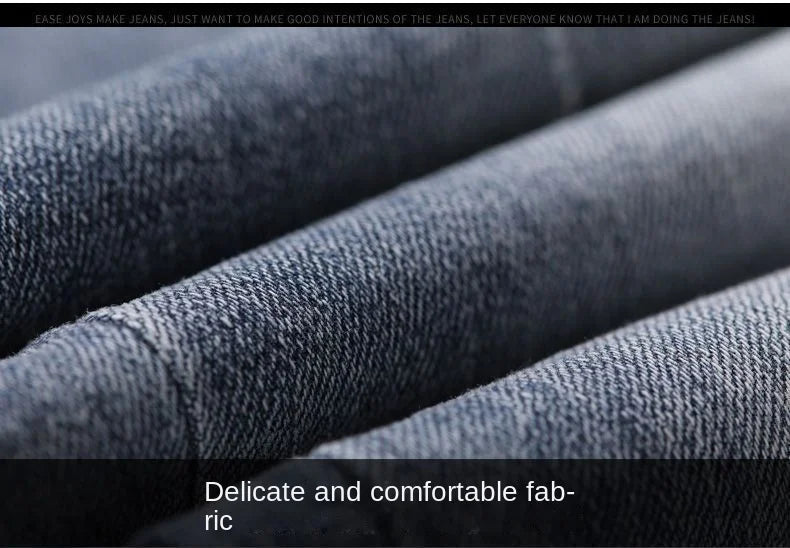 PENDRA Elastic Waist Denim Washed Pants