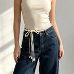 PENDRA Celesia Floral Luxury Waist Chain Belt