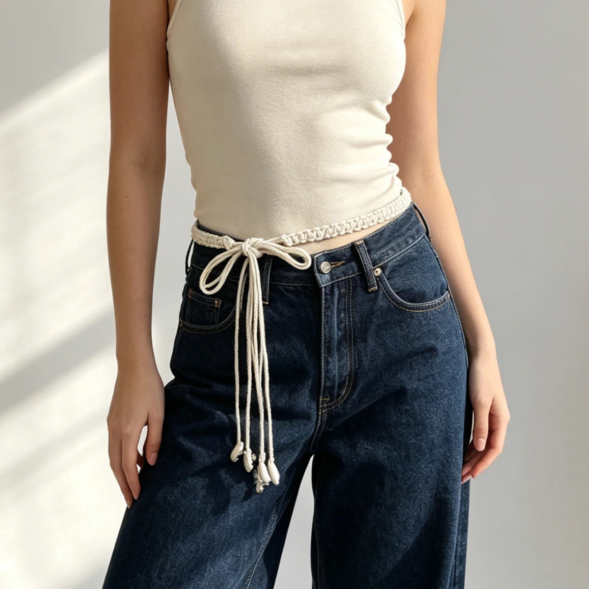 PENDRA Celesia Floral Luxury Waist Chain Belt