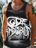 PENDRA Sports Lion Print Tank Top