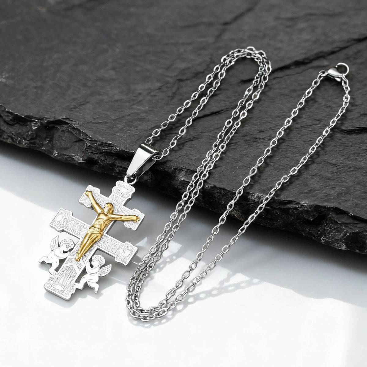 PENDRA Cross Orthodox Pendant Necklace