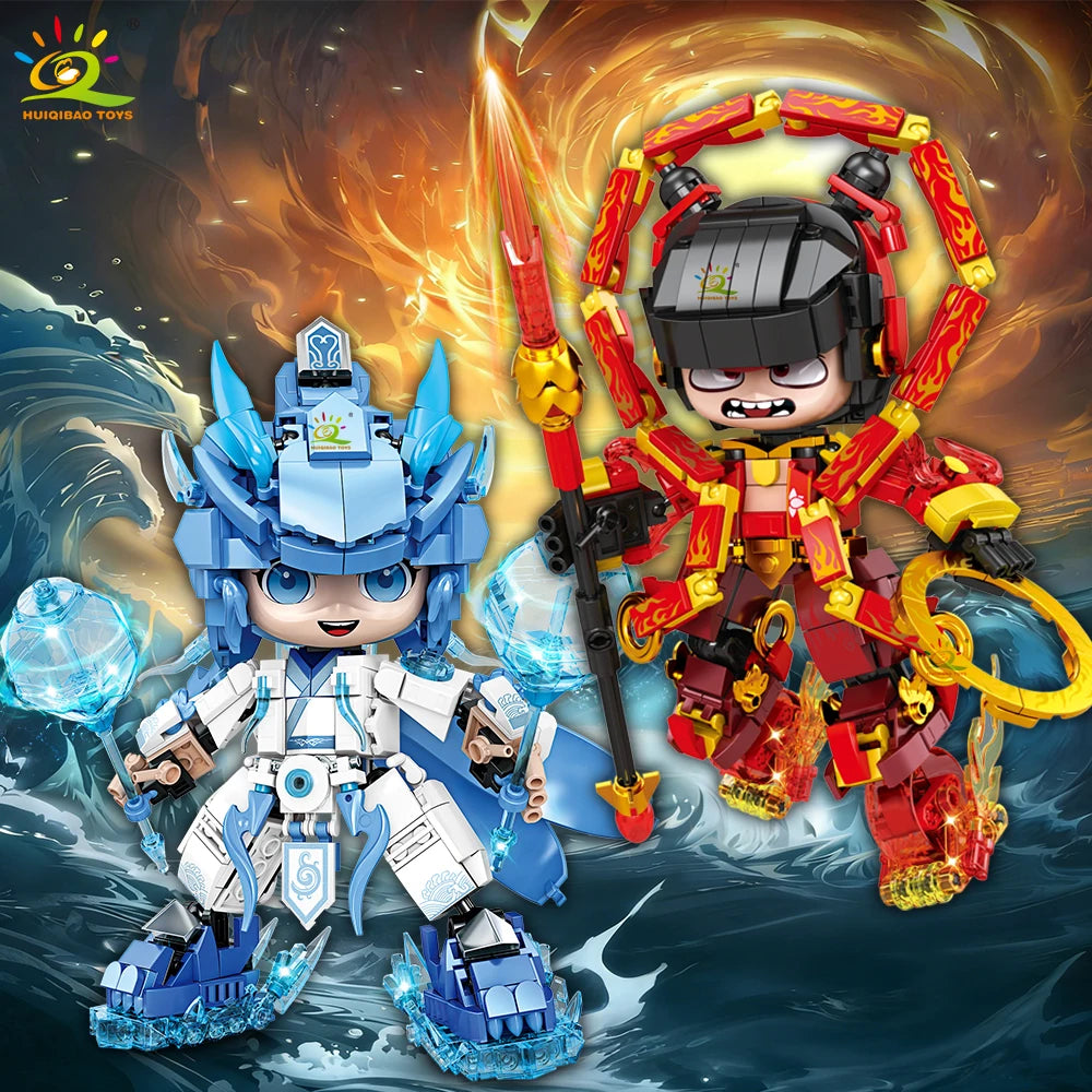 PENDRA Nezha Warrior Mech Building Set