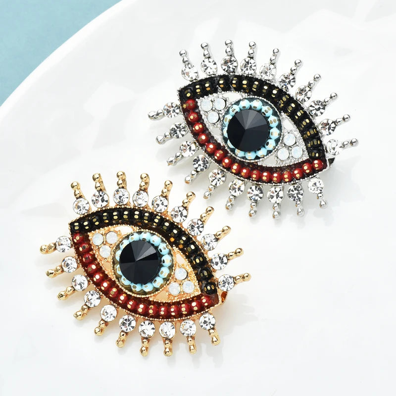 PENDRA Beads Eye Brooch