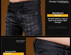 PENDRA Cowboy Black Letter Pants