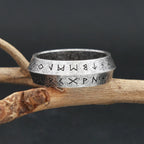 PENDRA Futhark Nordic Viking Rune Ring