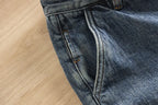 Wholesale 2022 New Hong Kong Style Spliced Ork Clothes Harem Pants Brand Solid Versatile Loose Legged Men Cowboy Baggy Jeans