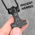 PENDRA Thor's Hammer Boyfriend Steel Necklace