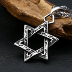 PENDRA Hexagram Vintage Symbol Pendant Necklace