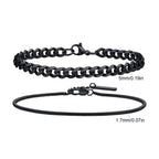 PENDRA Cuban Black Bracelet
