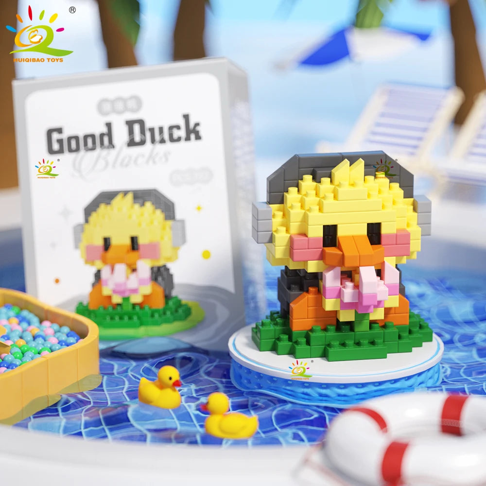 PENDRA Cute Duck Micro Building Set