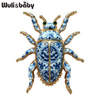 PENDRA Porcelain Animal Collection Rhinestone Brooch