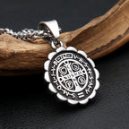 PENDRA Benedictus Vintage Catholic Saint Benedict Pendant