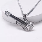 PENDRA Guitarshine Rhinestone Guitar Pendant