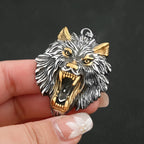 PENDRA Odinwolf Nordic Wolf Pendant Necklace