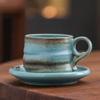 PENDRA Japanese Handmade Kiln-Changed Retro Ceramic Coffee Mug