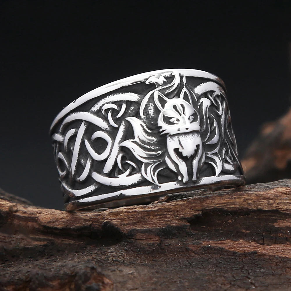 PENDRA Kitsune Nine-Tailed Fox Ring