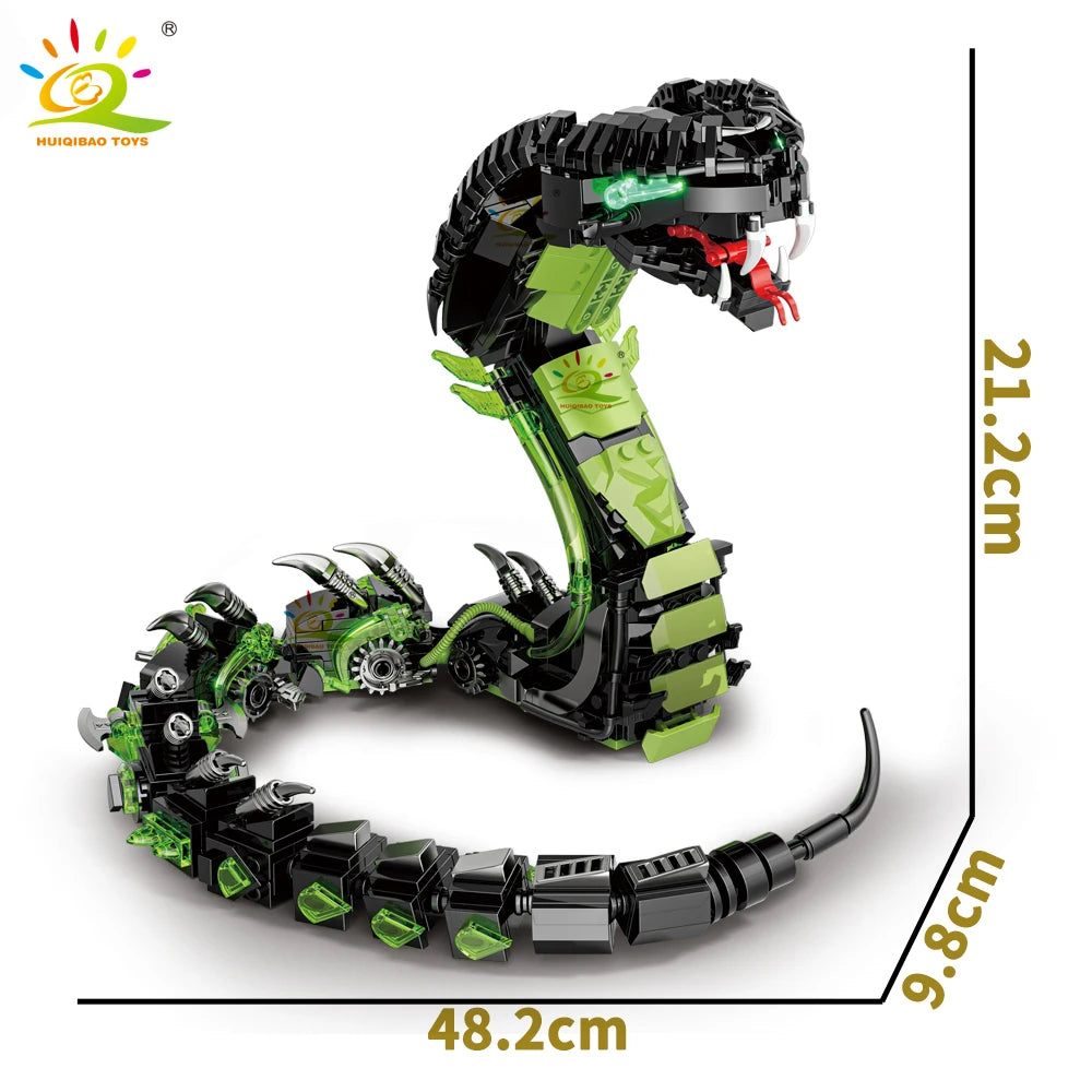 PENDRA Cobra Snake Animal Building Set