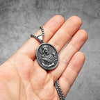 PENDRA Saint Barbara Steel Necklace