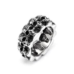 PENDRA Skullgoth Stainless Steel Skull Ring