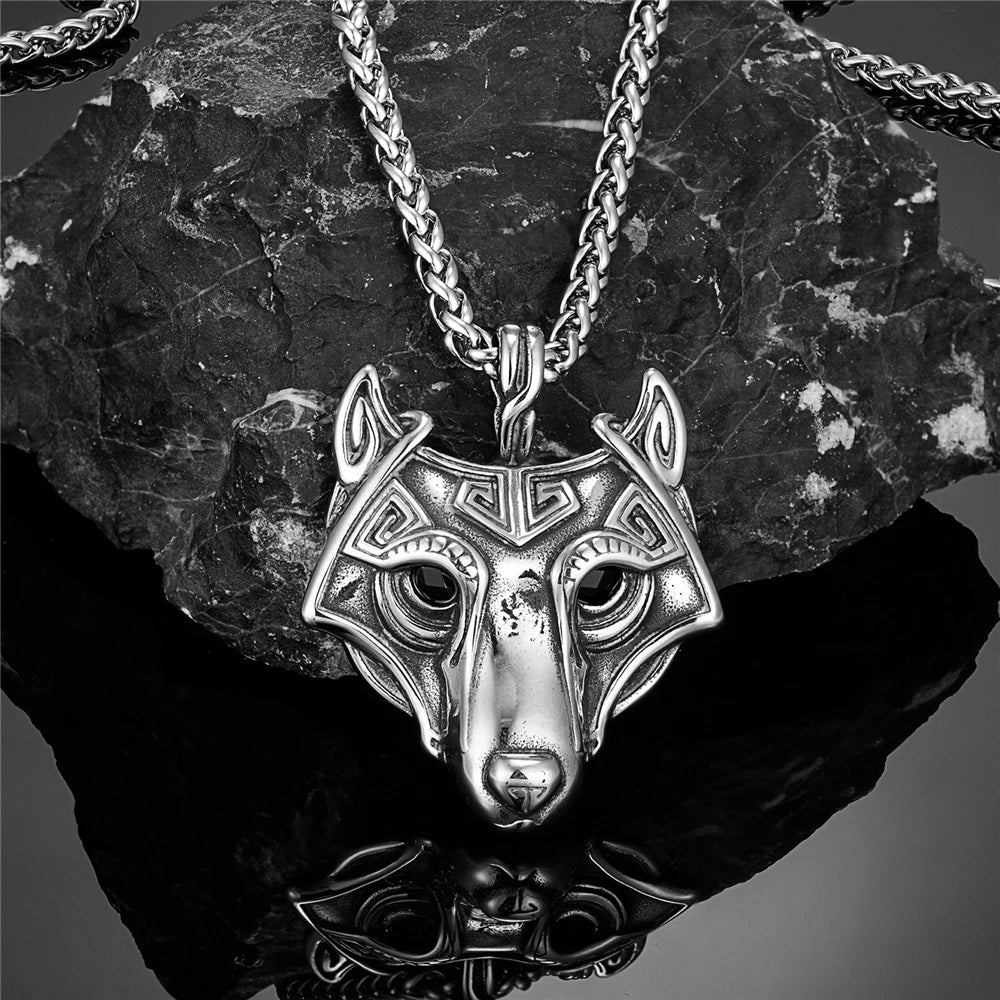 PENDRA Wolf Norse Celtic Necklace