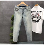 PENDRA Denim Washed Fit Trousers