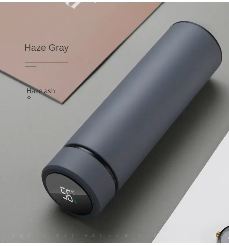500ML High-Quality 304 Stainless Steel Smart Thermos Insulated Tea and Water Separation Cup for Men Women Best Christmas Gift