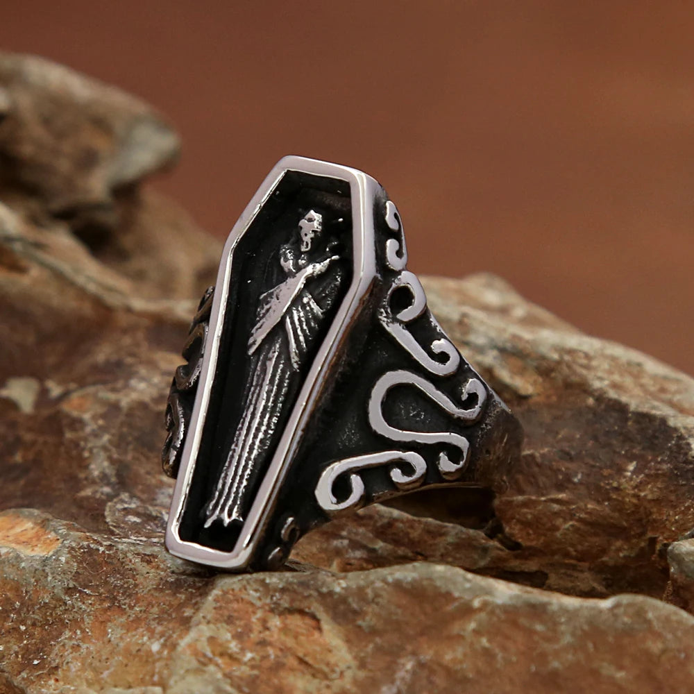 PENDRA Vampireskull Gothic Vampire Skull Ring