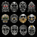 PENDRA Punk Gothic Skull Ring