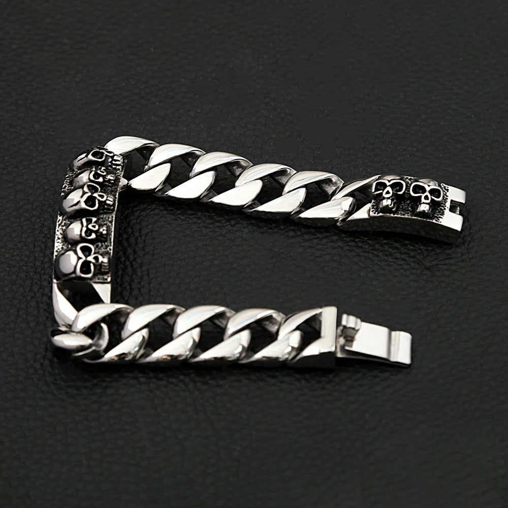 PENDRA Valknut Celtic Stainless Steel Cuff Bracelet