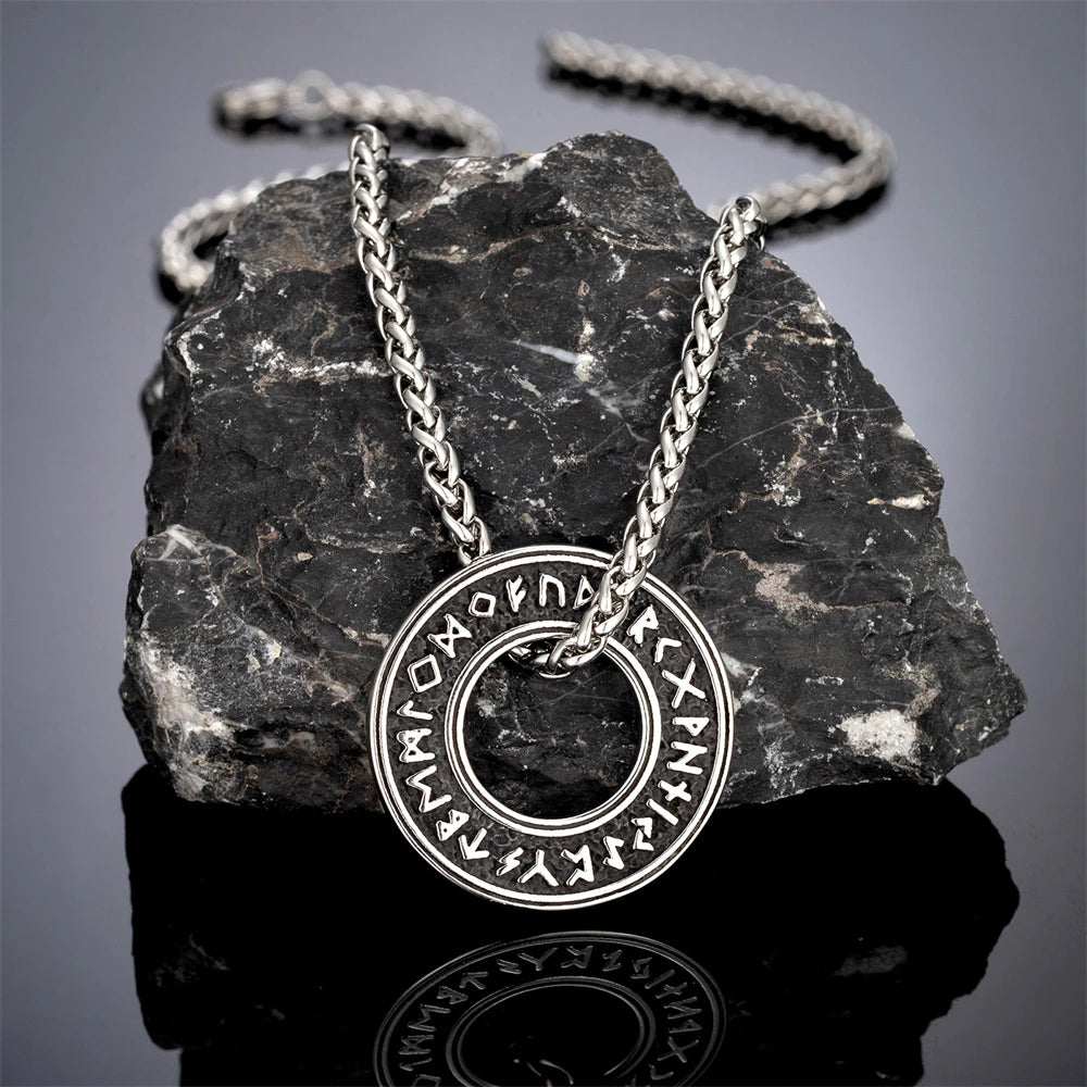 PENDRA Rune Gold Futhark Necklace